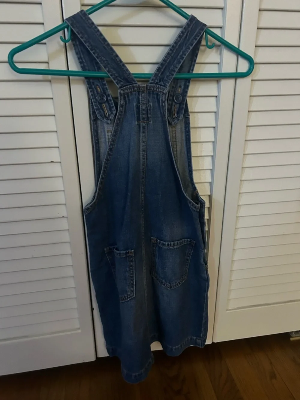 GAP Kids Light Blue Denim Jumper Dress